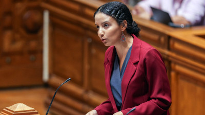 Andreia Galvão no Parlamento.