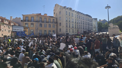 Manifestação de imigrantes