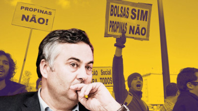 Fernando Alexandre e manifestação contra propinas