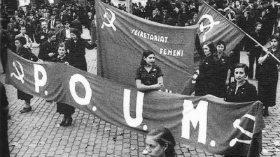Desfile do Secretariado Feminino do POUM no 19º aniversário da Revolução de Outubro, 1936