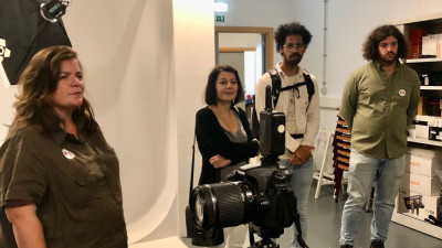 Candidatos do Bloco na Escola de Recuperação do Património de Sintra