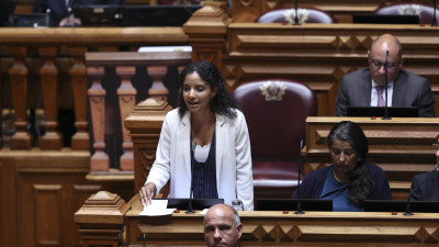 Andreia Galvão no Parlamento.