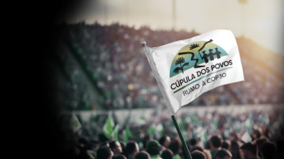 Bandeira da Cúpula dos Povos.