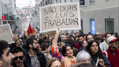Manifestação da greve geral em Lisboa