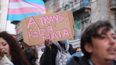 Manifestação pela Visibilidade Trans, Lisboa, Março 2022