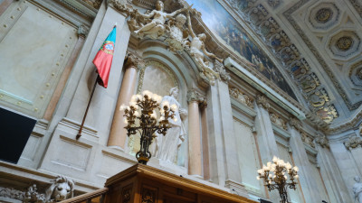 Sala do plenário da Assembleia da República