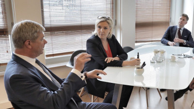 Philip Claeys e Marine Le Pen