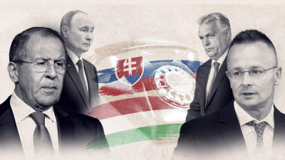 Lavrov, Putin, Órban e Szijjártó