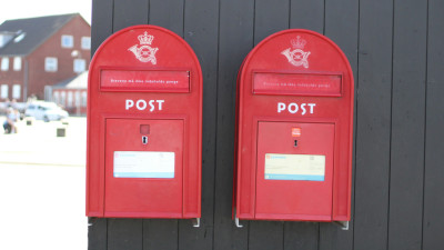 Caixas de correio na Dinamarca
