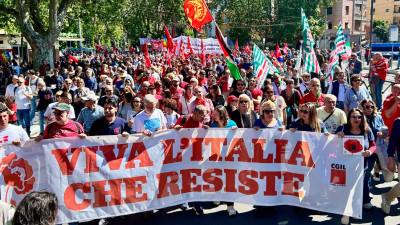 Manifestação do 25 de Abril em Roma