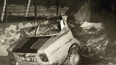 carro do padre Max alvo de atentado bombista