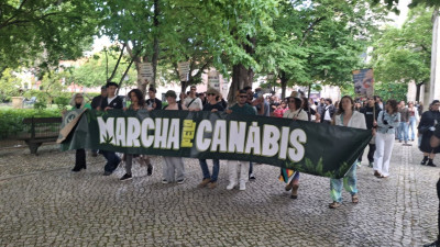 Início da Marcha pela Canábis este sábado em Lisboa.