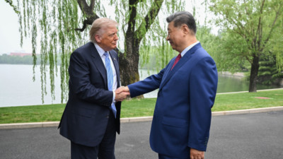 Dinald Trump e Xi Jinping