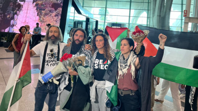 Gonçalo Dias e Beatriz Bartilotti (ao centro) com Nuno Gomes e Joana Rocha