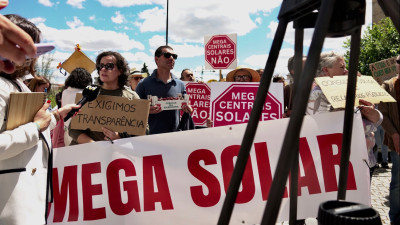 Protesto contra as megacentrais solares na Beira Baixa