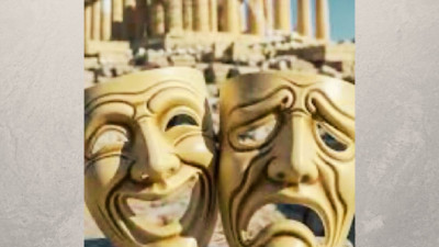 máscaras em Atenas