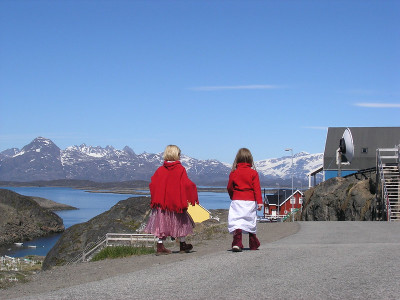 meninas na Gronelândia