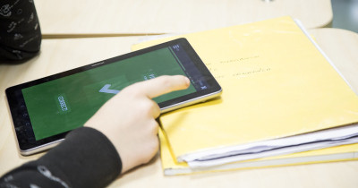 Tablet na sala de aula