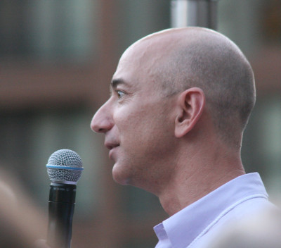 Jeff Bezos em agosto de 2019. Considerado o homem mais rico do mundo é acusado de perseguir os trabalhadores que se tentam organizar.