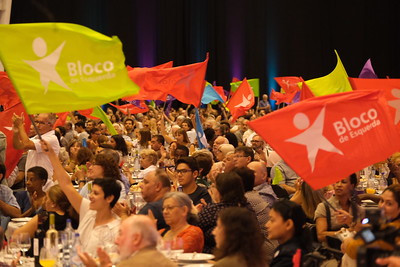 Comício do Bloco. Foto de Paula Nunes.