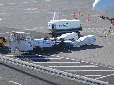 Equipamento da Groundforce.