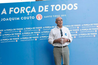 Joaquim Couto em campanha.