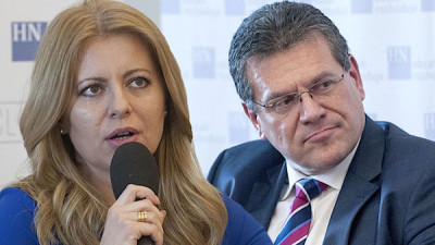 A centrista Zuzana Čaputová e o independente pró-governamental Maroš Šefčovič disputam a segunda volta das eleições presidenciais na Eslováquia