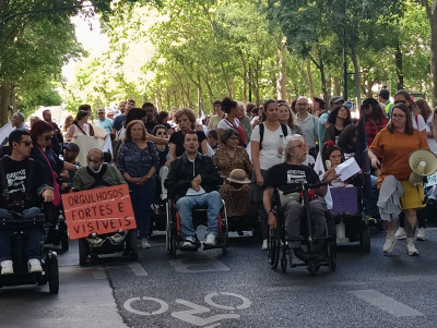 Marcha pela Vida Independente.