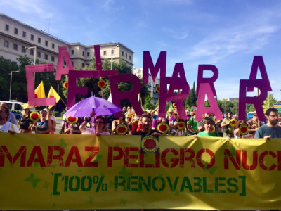 A central nuclear de Almaraz funciona numa zona de risco sísmico e muito perto da fronteira com Portugal.