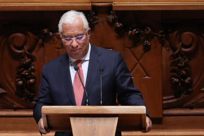 António Costa no debate da proposta de Orçamento do Estado para 2022, na Assembleia da República, Lisboa, 27 de outubro de 2021