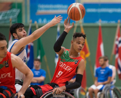 Jogo de Portugal nos Jogos Europeus da Juventude EPC 2019, na Finlândia. 