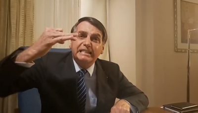 Bolsonaro passou quase todos os 23 minutos da intervenção que fez na madrugada a partir da Arábia Saudita a insultar e ameaçar a Globo.