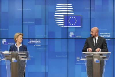 Ursula von der Leyen e Charles Michel. Foto: European Council @