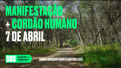 Fotografia: página de Facebook do SOS Quinta dos Ingleses