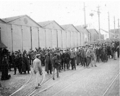 Greve da mala, 1968 - Foto de fectrans.pt
