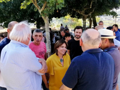 Catarina Martins esteve em Arcozelo, Penafiel, no piquenique dos trabalhadores das pedreiras - Foto de Paula Nunes