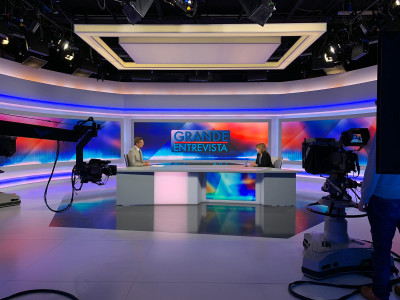 Catarina Martins foi entrevista pelo jornalista Vítor Gonçalves no programa Grande Entrevista da RTP3 