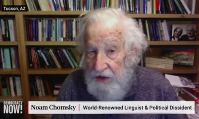 Noam Chomsky em entrevista ao Democracy Now.