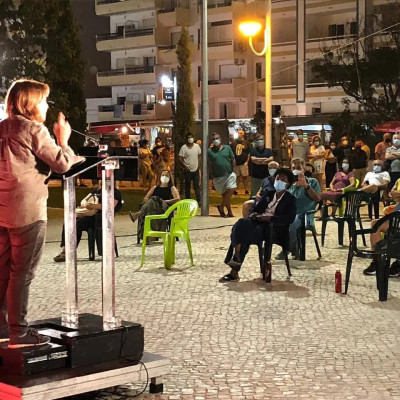 Comício do Bloco em Monte Gordo - Foto do Bloco de VRSA