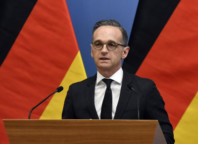 Heiko Mass, ministro dos Negócios Estrangeiros alemão. Foto de Zoltan Mathe, EPA, Lusa.