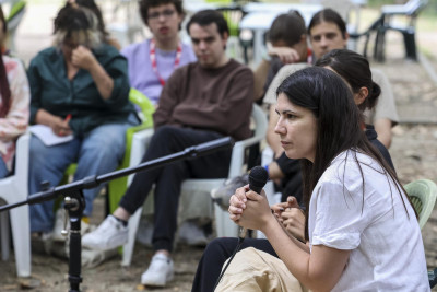 no Liberdade - acampamento de jovens do Bloco de Esquerda, no Parque de Campismo de São Gião, Oliveira do Hospital,