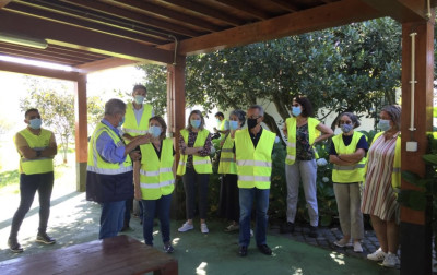 Catarina Martins no Ecoparque de São Miguel.