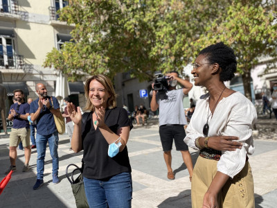 Catarina Martins e Beatriz Gomes Dias.
