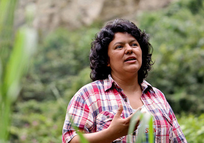 Berta Cáceres.