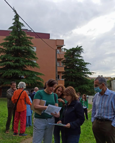 Àngela Pereira e Catarina Martins na Quinta da ARcela - Foto esquerda.net