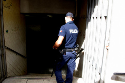 Polícia. Foto de Paulete Matos.