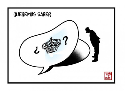 Cartoon de Malagón publicado no CTXT.