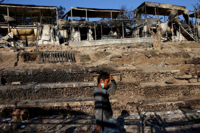 Campo de refugiados de Moria, Lesbos
