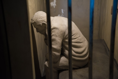 Museu do Aljube, reprodução de uma cela.
