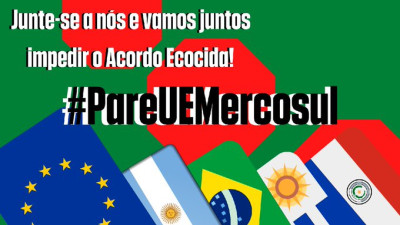 Não ratificar o acordo entre a UE e o Mercosul não é apenas uma questão de evitar o genocídio de diversas comunidades originárias e tradicionais na floresta amazónica. Mas trata-se, também, da preservação da própria vida humana - imagem de Abel Rodrigues/twitter